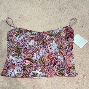 Nicole Miller Silk Paisley Camisole size 4